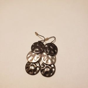 Metallic Drop Earrings